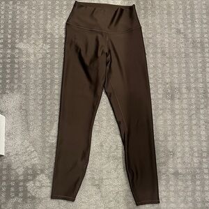 ALO 7/8 high waisted airlift leggings Espresso Brown